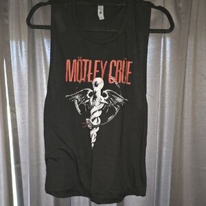 Mötley Crüe Black Graphic Tank Top